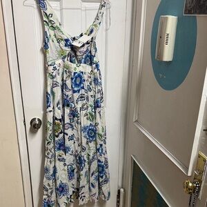 vintage ivory dress Sophia Vintage Ivory Lace Fitted Midi Dress